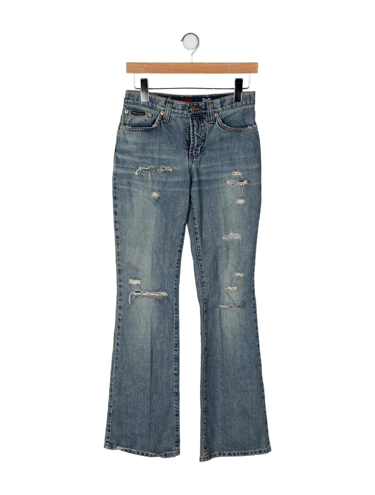 Dolce & Gabbana Mid-Rise Wide Leg Jeans