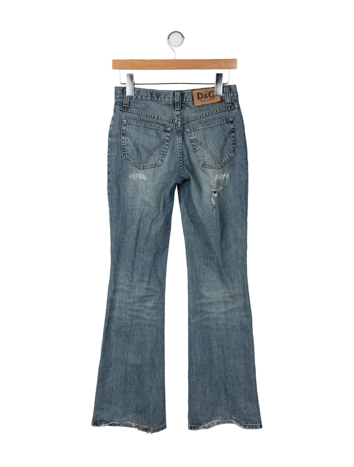 Dolce & Gabbana Mid-Rise Wide Leg Jeans