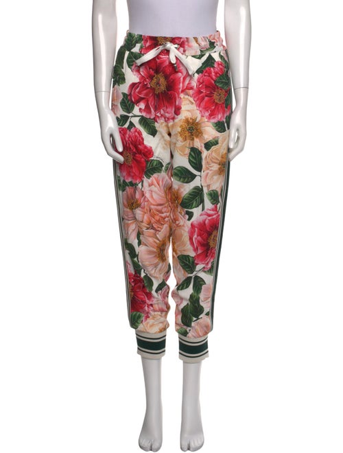 Dolce & Gabbana Printed Skinny Leg Pants