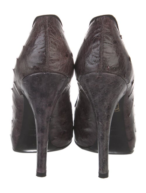 Dolce & Gabbana Ostrich Animal Print Pumps