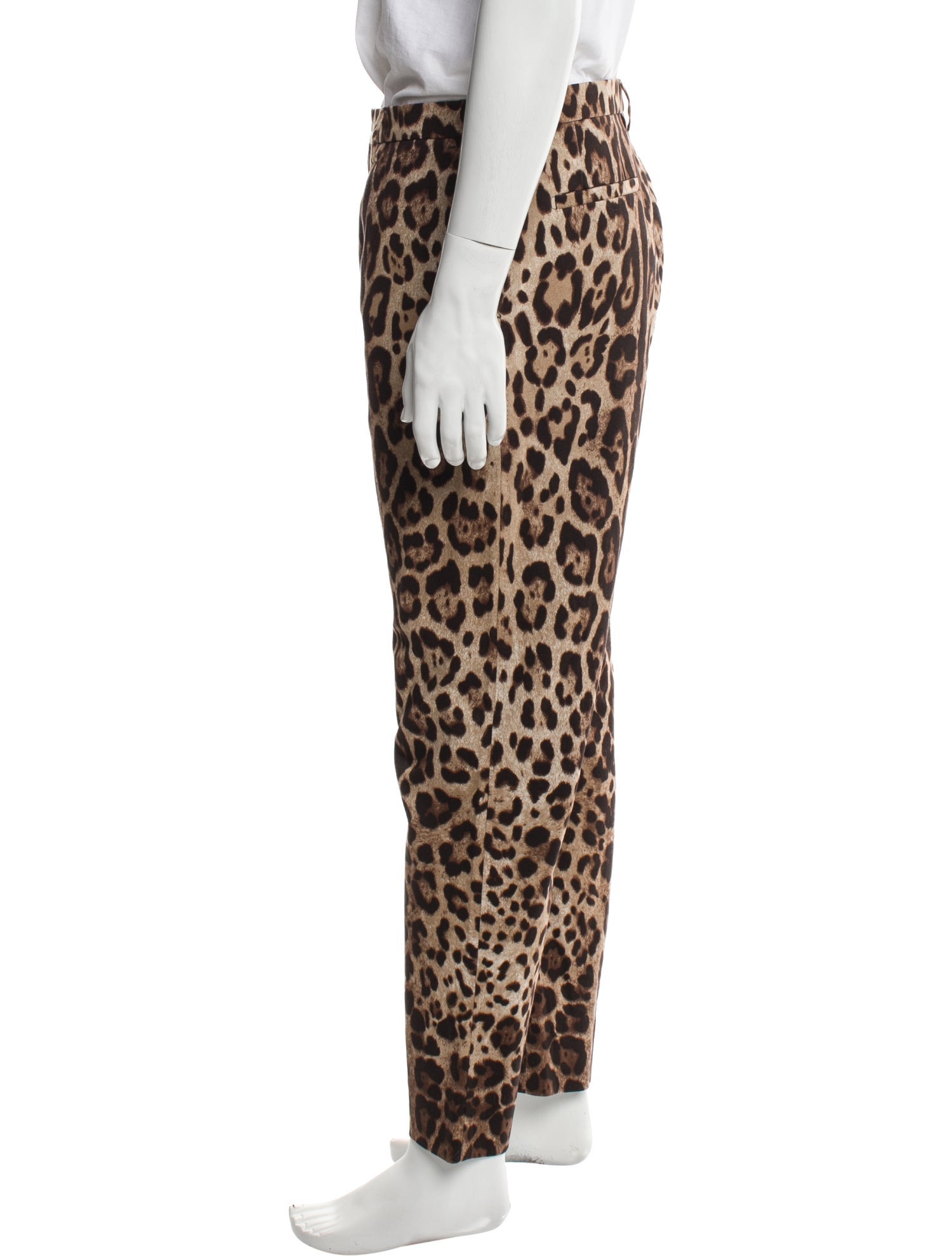 Dolce & Gabbana Animal Print Joggers