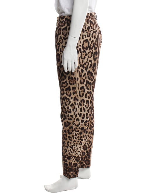 Dolce & Gabbana Animal Print Joggers