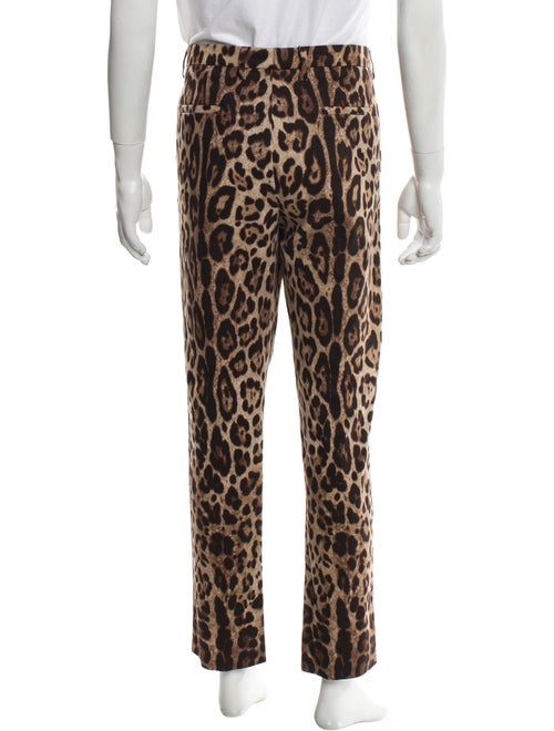 Dolce & Gabbana Animal Print Joggers