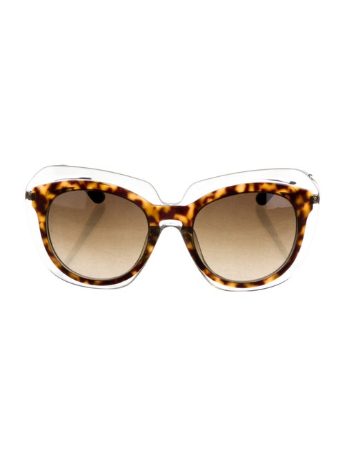 Dolce & Gabbana Oversize Gradient Sunglasses