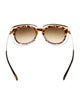Dolce & Gabbana Oversize Gradient Sunglasses