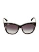 Dolce & Gabbana Cat-Eye Gradient Sunglasses