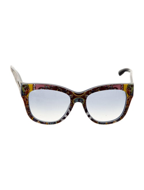 Dolce & Gabbana Cat-Eye Gradient Sunglasses