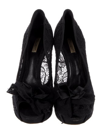 Dolce & Gabbana Lace Lace Pattern Pumps