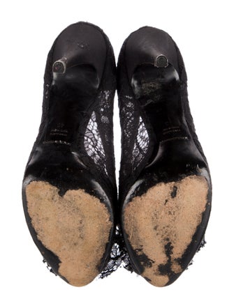 Dolce & Gabbana Lace Lace Pattern Pumps
