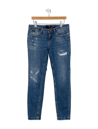Dolce & Gabbana Mid-Rise Skinny Leg Jeans