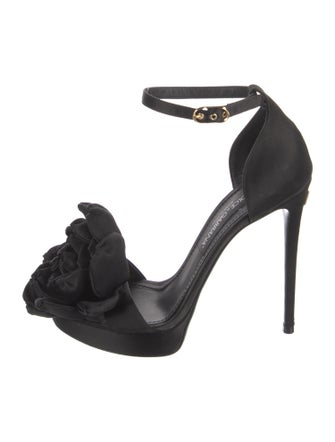 Dolce & Gabbana Satin Sandals