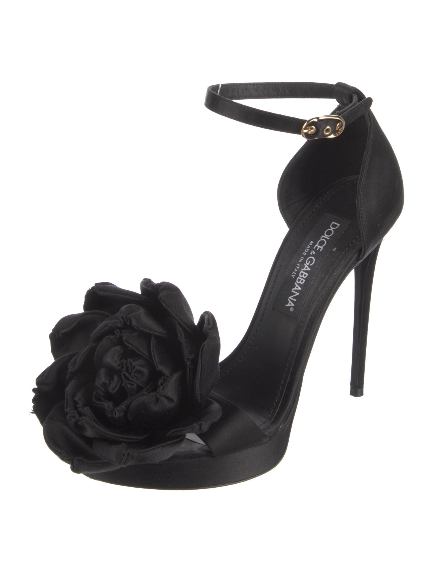 Dolce & Gabbana Satin Sandals