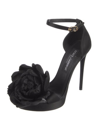 Dolce & Gabbana Satin Sandals