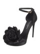 Dolce & Gabbana Satin Sandals