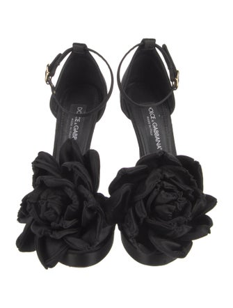 Dolce & Gabbana Satin Sandals