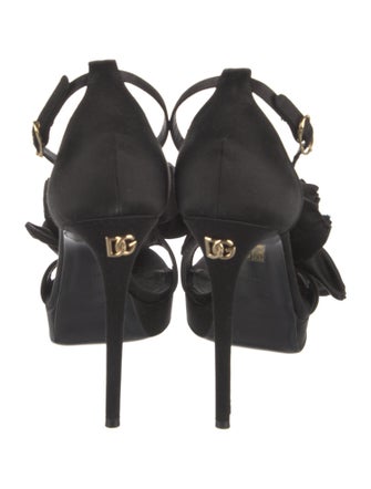 Dolce & Gabbana Satin Sandals
