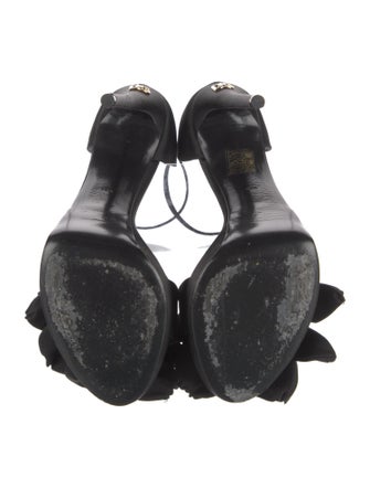 Dolce & Gabbana Satin Sandals