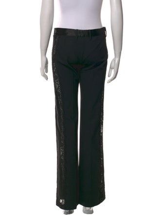 Dolce & Gabbana Virgin Wool Wide Leg Pants