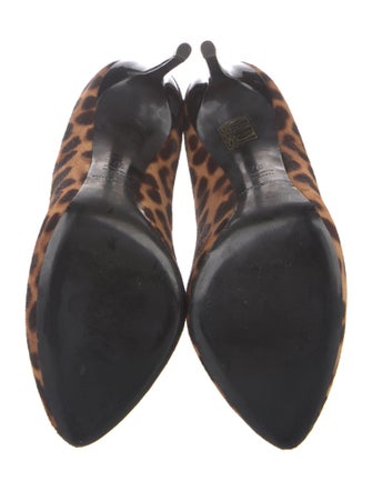 Dolce & Gabbana Ponyhair Animal Print Pumps