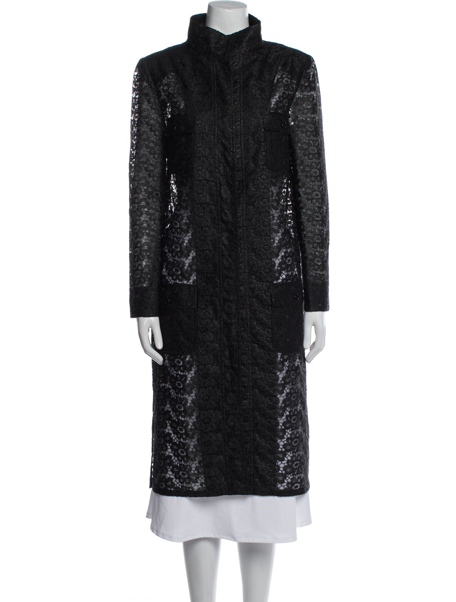 Dolce & Gabbana Lace Pattern Coat