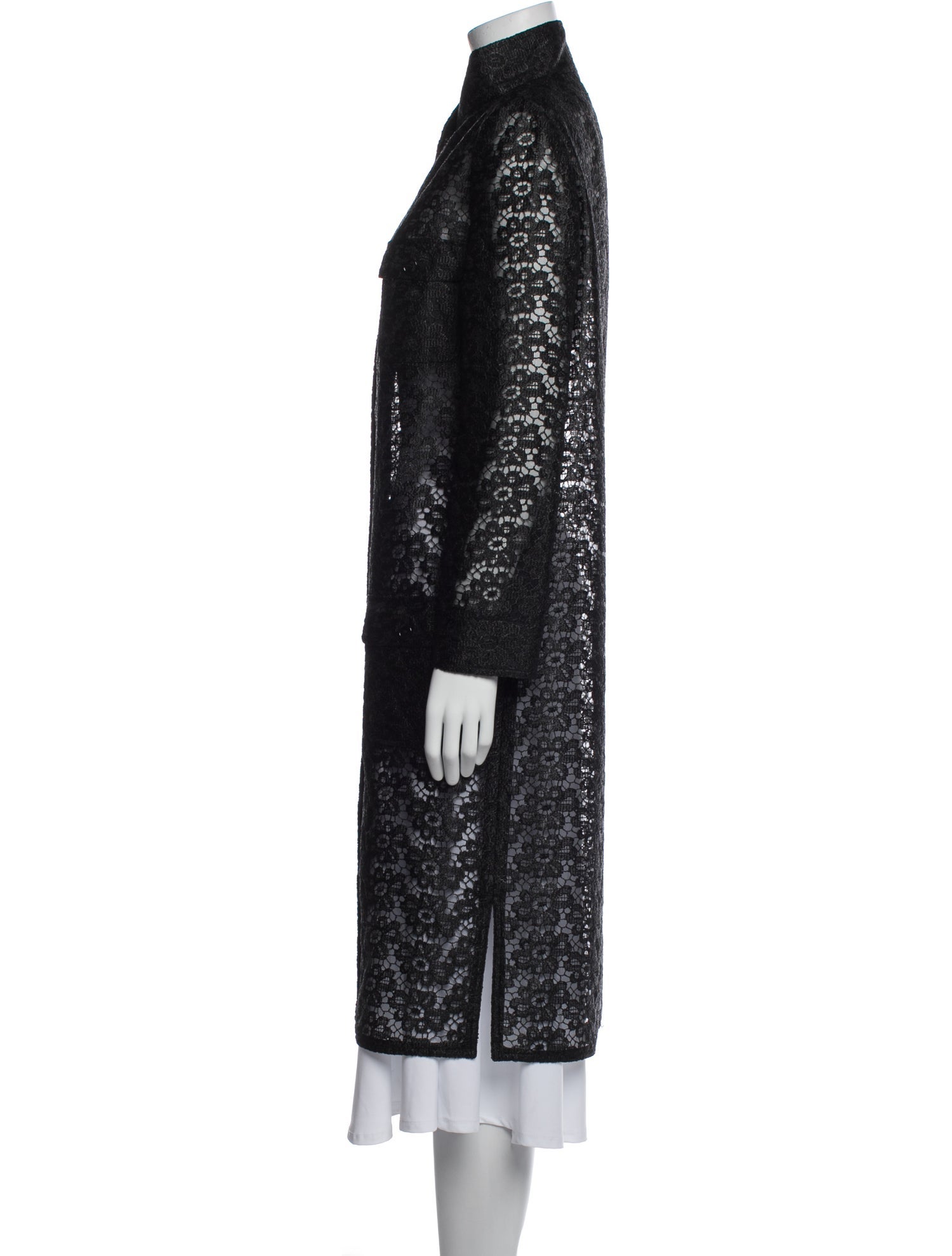 Dolce & Gabbana Lace Pattern Coat