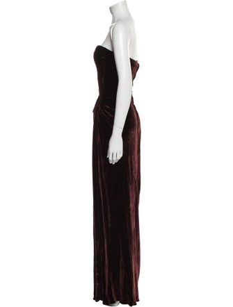 Dolce & Gabbana Velvet Long Dress