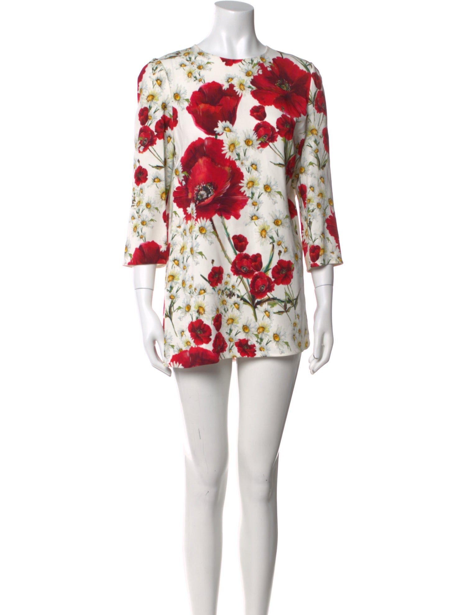 Dolce & Gabbana Floral Print Mini Dress