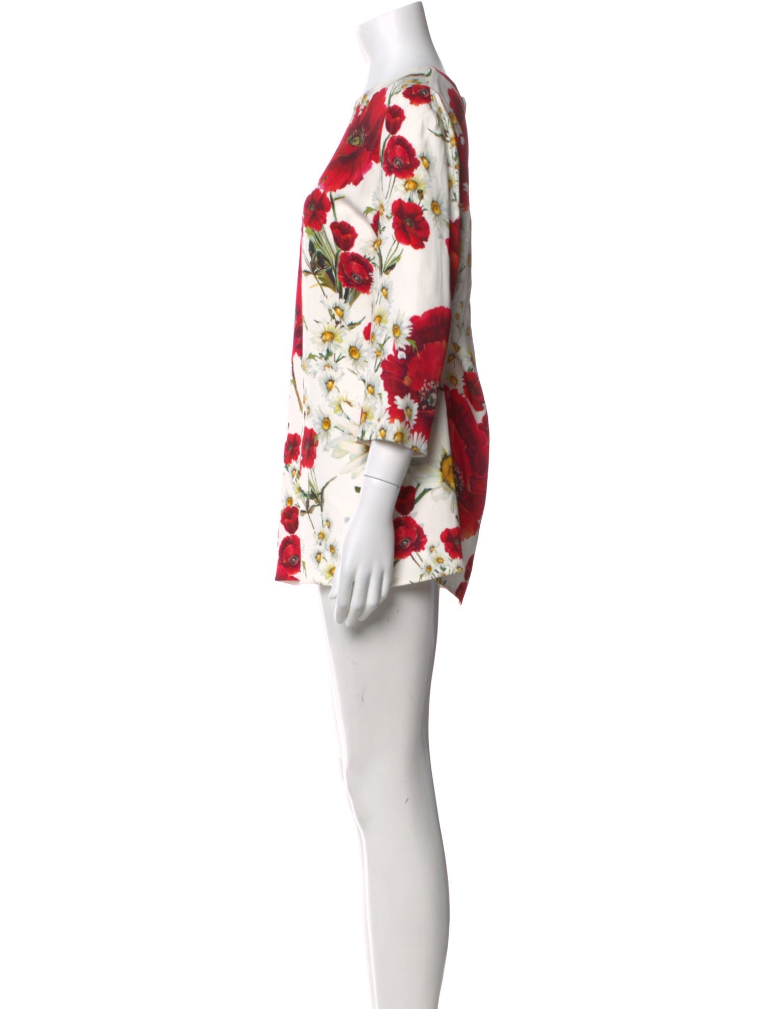 Dolce & Gabbana Floral Print Mini Dress