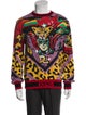 Dolce & Gabbana Printed Crew Neck Sweatshirt
