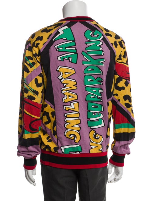 Dolce & Gabbana Printed Crew Neck Sweatshirt