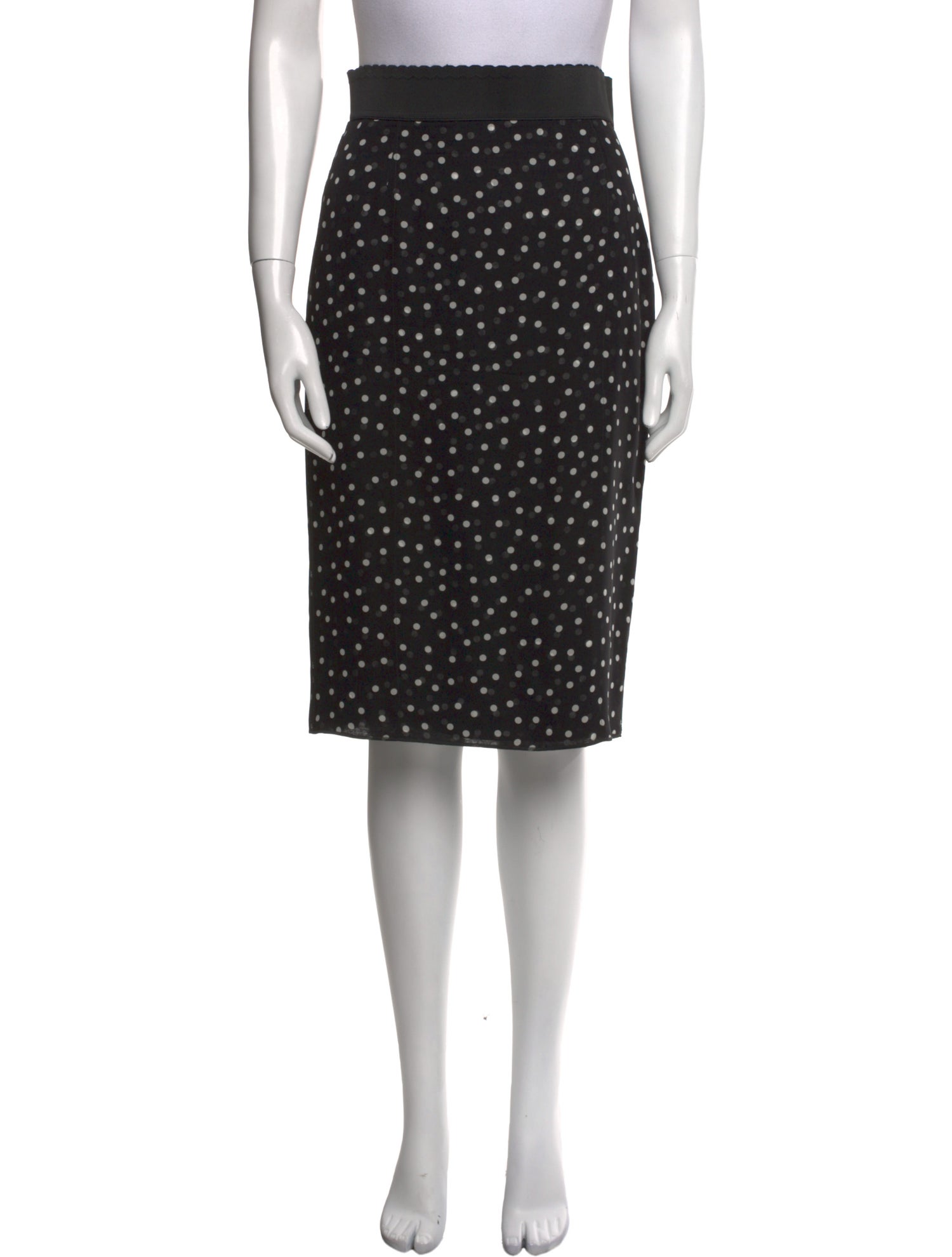 Dolce & Gabbana Silk Knee-Length Skirt