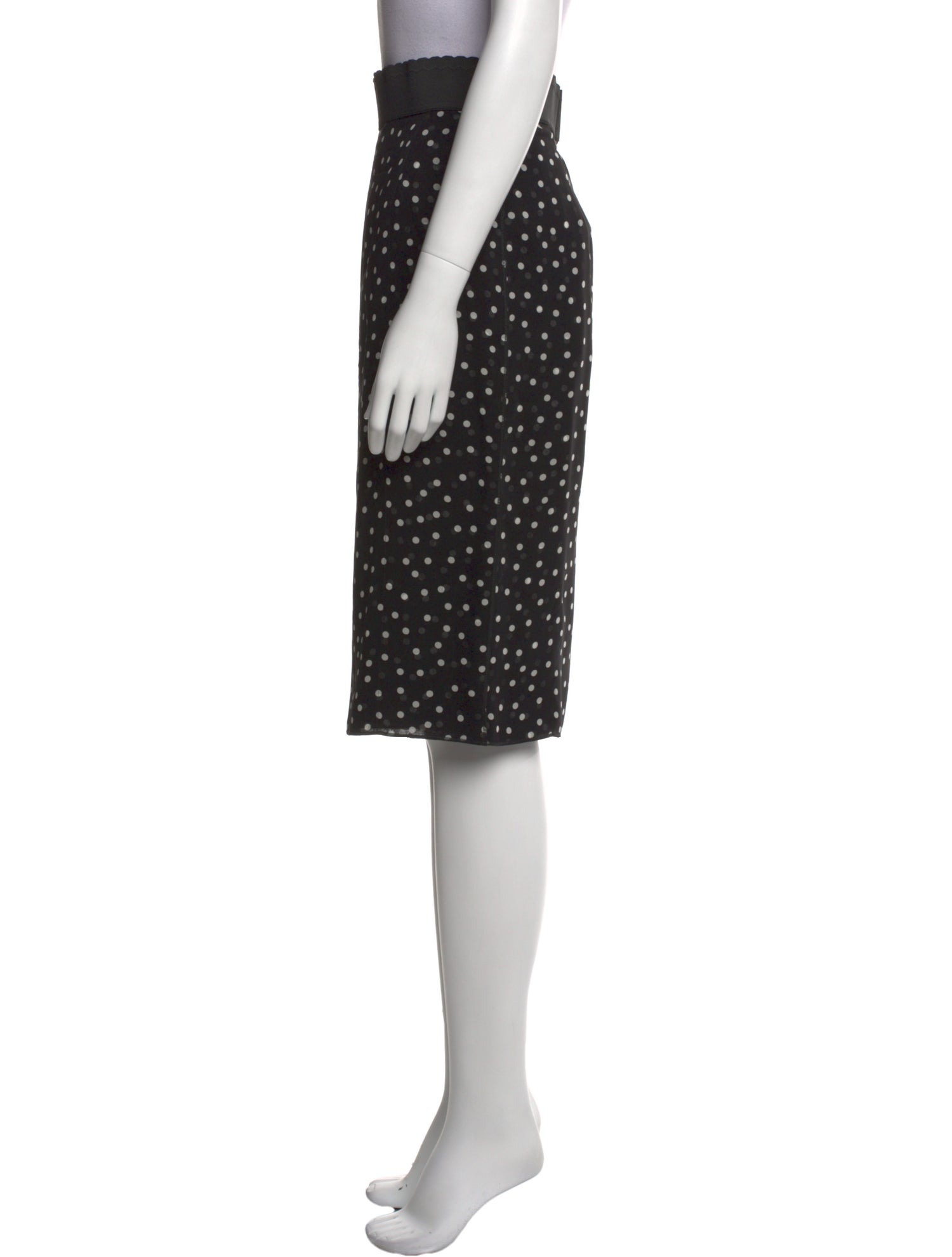 Dolce & Gabbana Silk Knee-Length Skirt