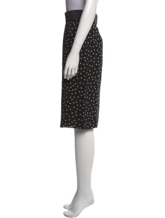 Dolce & Gabbana Silk Knee-Length Skirt
