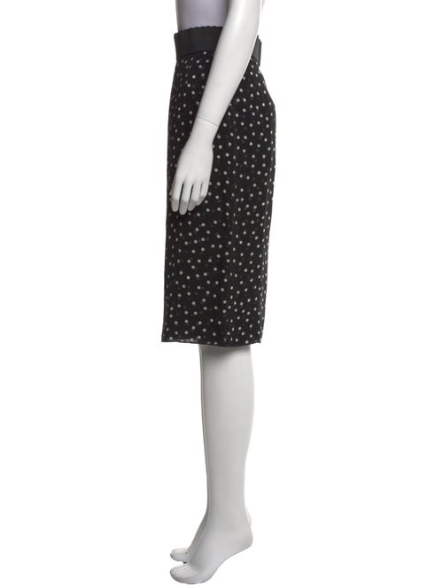 Dolce & Gabbana Silk Knee-Length Skirt