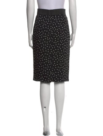 Dolce & Gabbana Silk Knee-Length Skirt