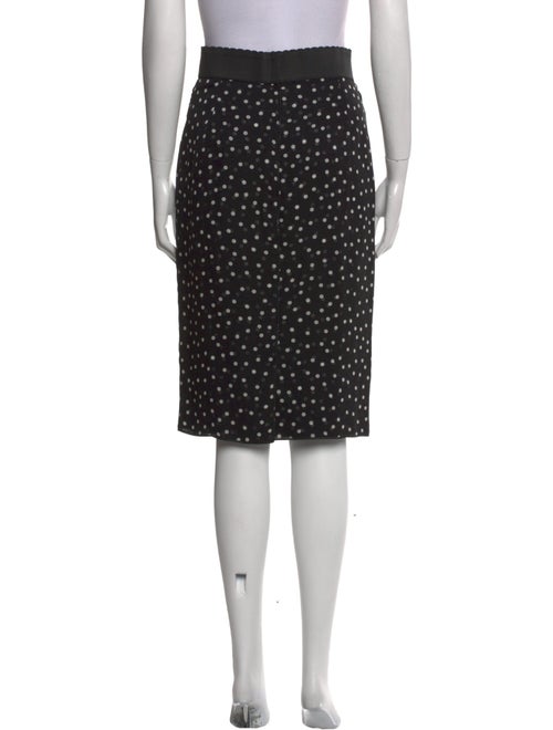 Dolce & Gabbana Silk Knee-Length Skirt