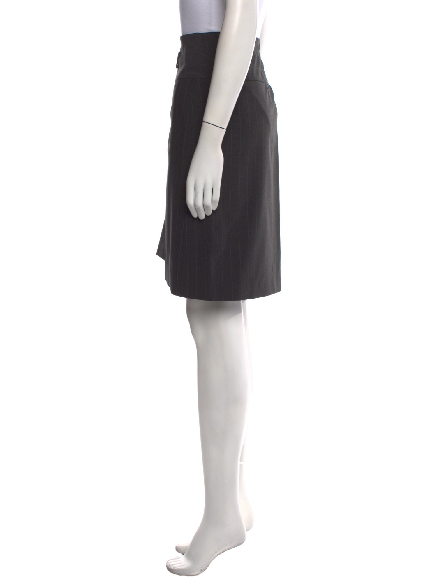 Dolce & Gabbana Virgin Wool Knee-Length Skirt