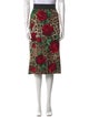Dolce & Gabbana Printed Knee-Length Skirt