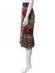 Dolce & Gabbana Printed Knee-Length Skirt
