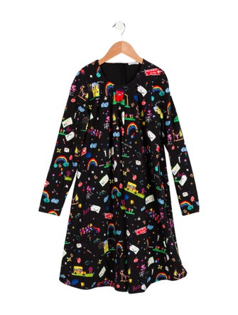 Dolce & Gabbana Girls' Graphic Print Dress