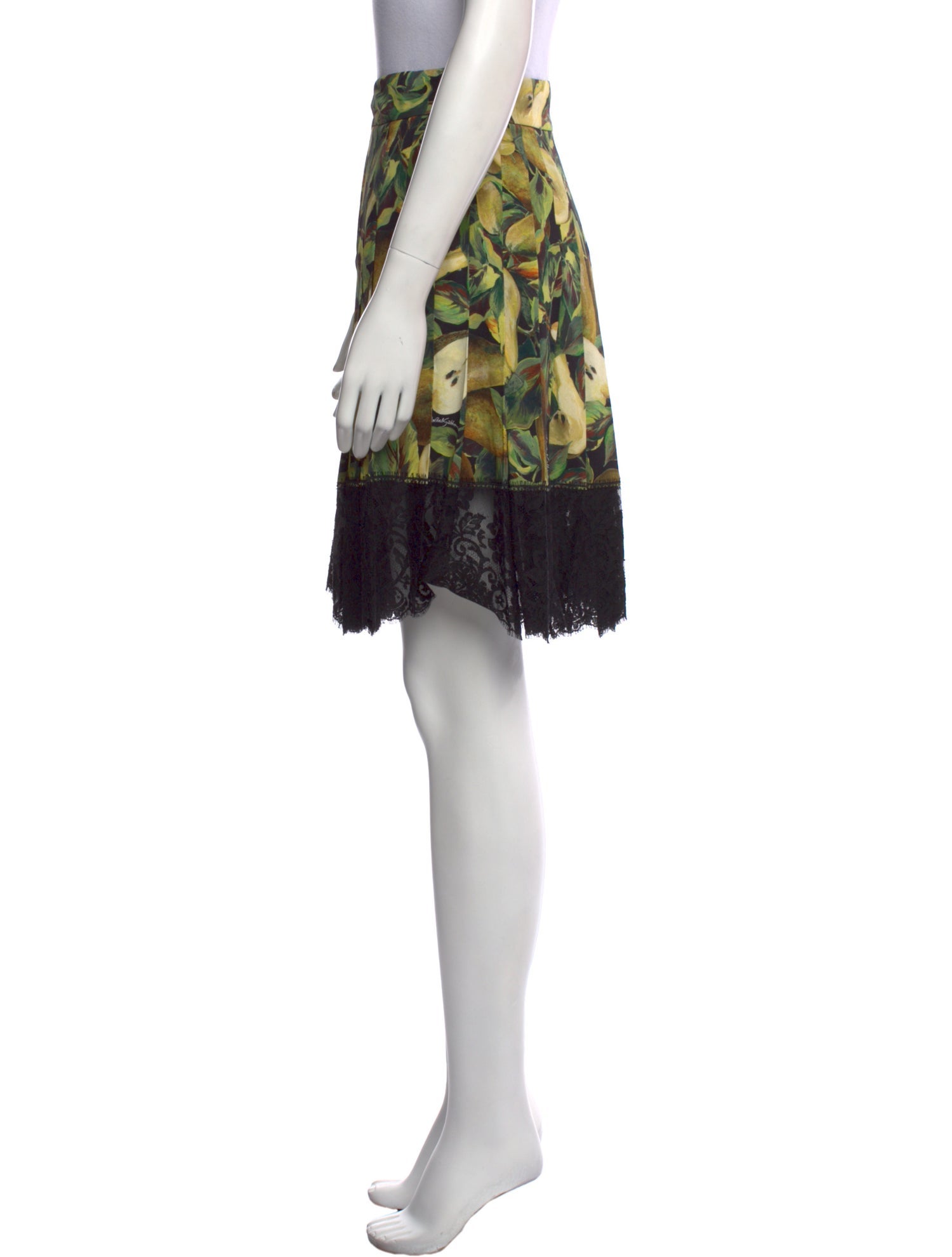 Dolce & Gabbana Floral Print Knee-Length Skirt