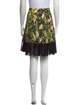 Dolce & Gabbana Floral Print Knee-Length Skirt