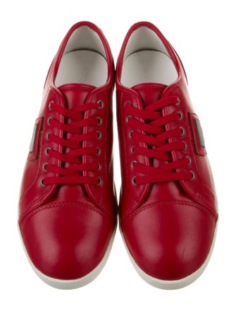 Dolce & Gabbana Leather Low Top Sneakers