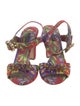 Dolce & Gabbana Floral Print Sandals