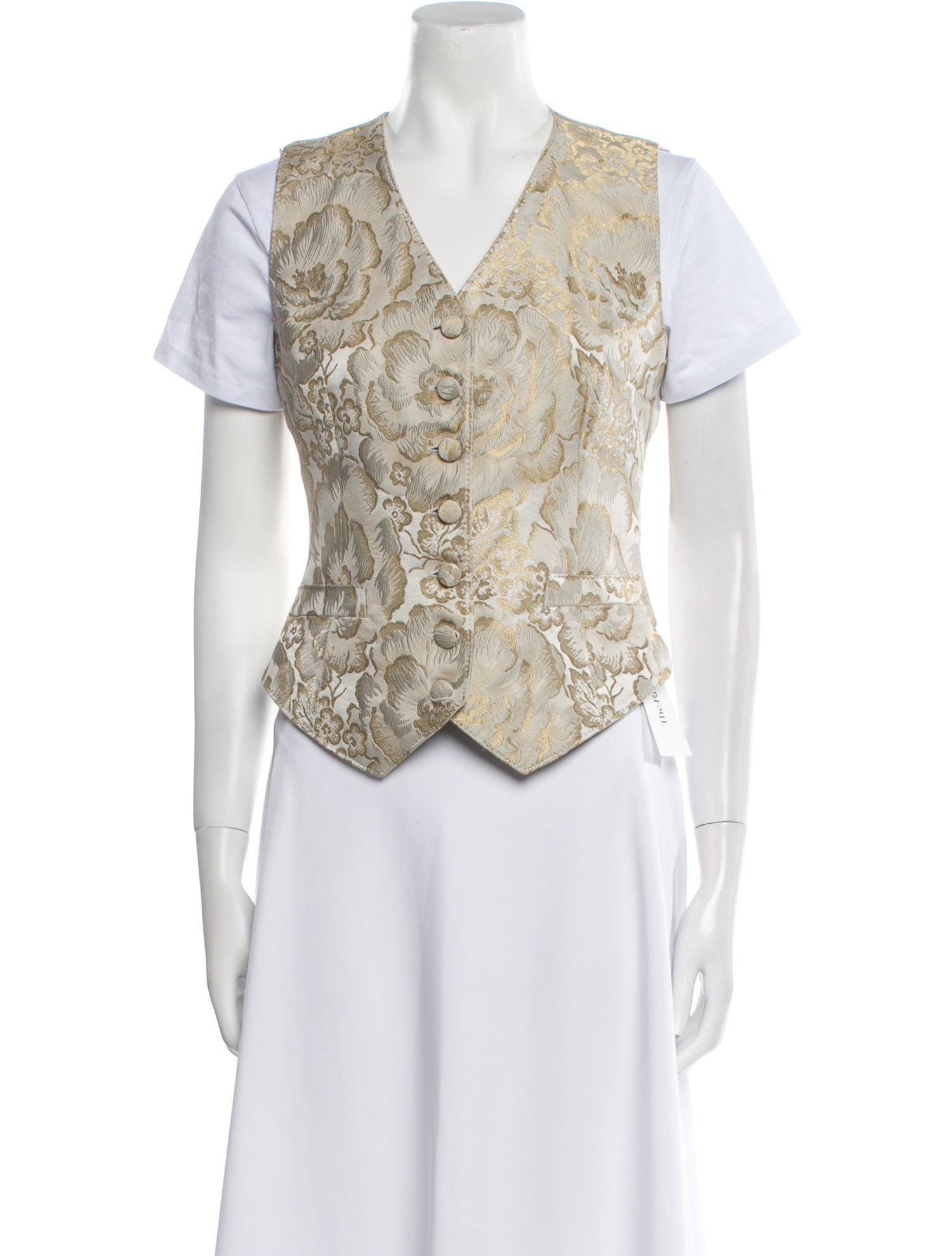 Dolce & Gabbana Silk Printed Vest