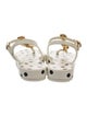 Dolce & Gabbana Rubber Polka Dot Print Sandals