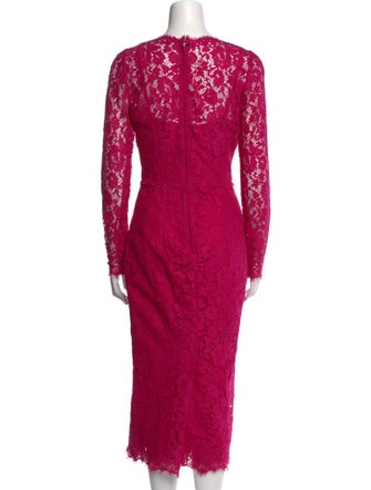 Dolce & Gabbana Lace Midi Length Dress