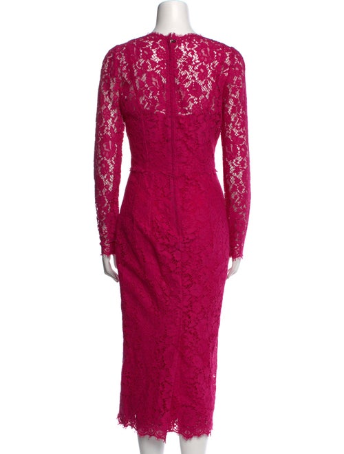 Dolce & Gabbana Lace Midi Length Dress