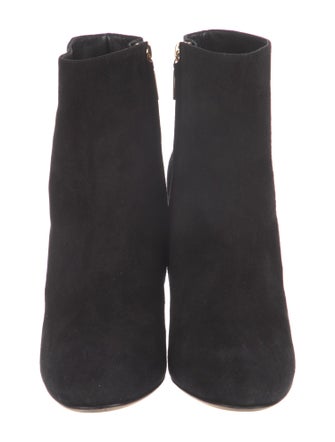 Dolce & Gabbana Suede Crystal Embellishments Boots