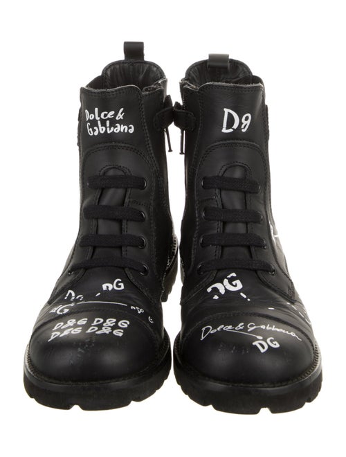 Dolce & Gabbana Girls' Combat Boots